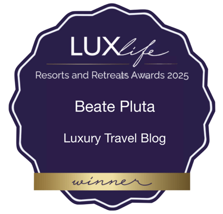 Luxury Travel Blog 2025 Award - Sweettravelbee